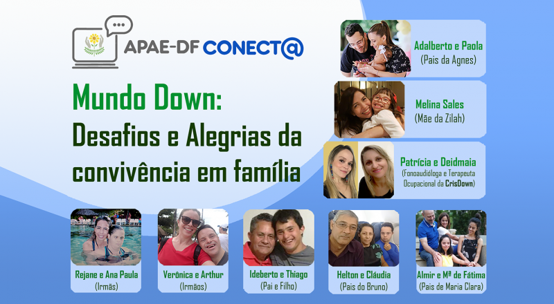Read more about the article Encontro da APAE-DF reúne histórias de famílias de pessoas com Síndrome de Down