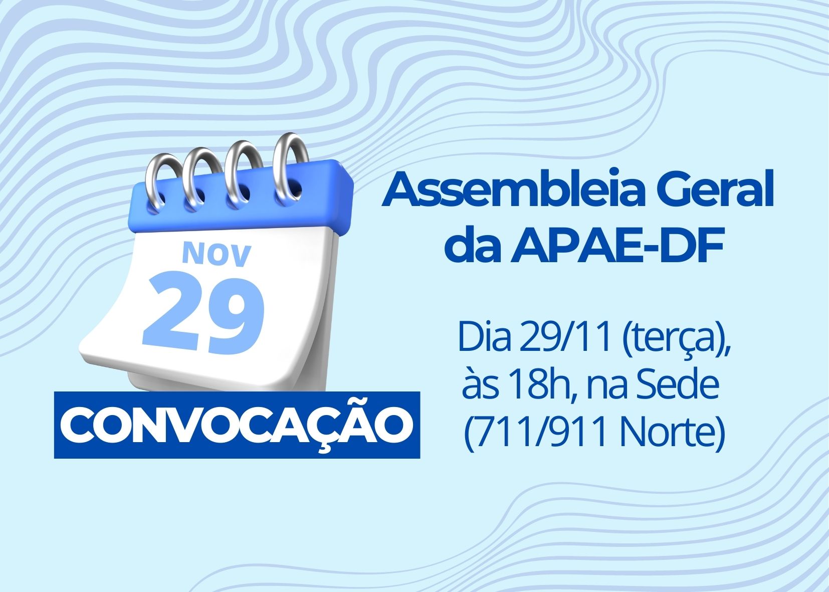 You are currently viewing APAE-DF convoca Assembleia Geral para eleição de Diretoria e Conselhos