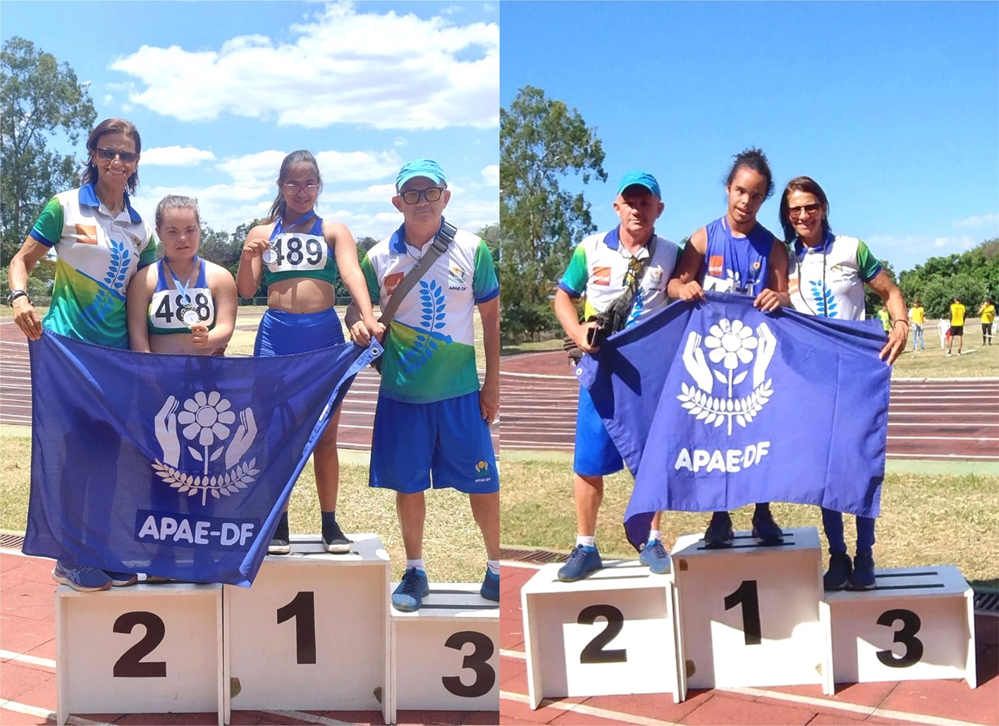 Read more about the article Trio da Apae-DF conquista 9 medalhas nos Jogos Escolares Paralímpicos do DF
