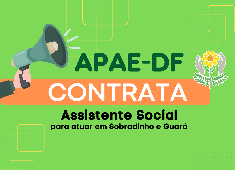 You are currently viewing Vaga para Assistente Social na APAE-DF
