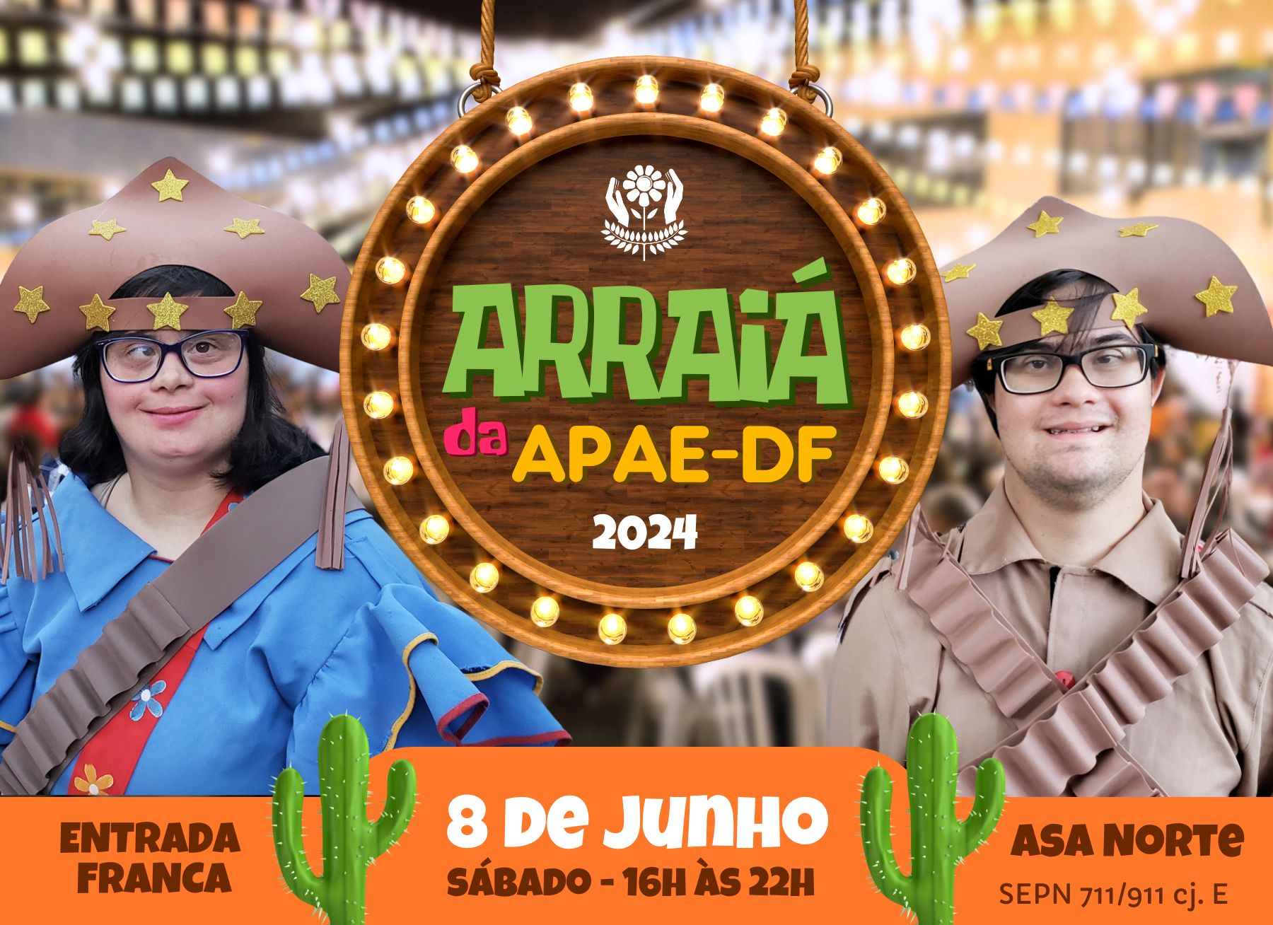 Read more about the article Vem aí o Arraiá da APAE-DF: Uma festa beneficente para toda a família!