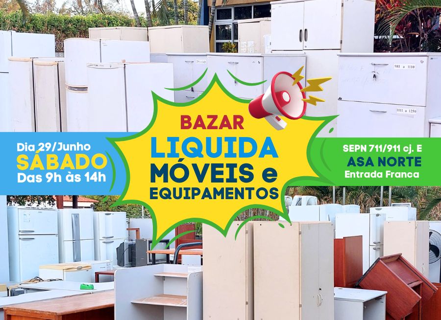 You are currently viewing Bazar da APAE-DF – Especial “Liquida Móveis e Equipamentos”