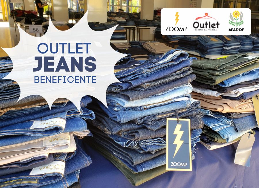 Read more about the article APAE-DF recebe “Outlet Jeans Beneficente” nos dias 2 e 3 de agosto