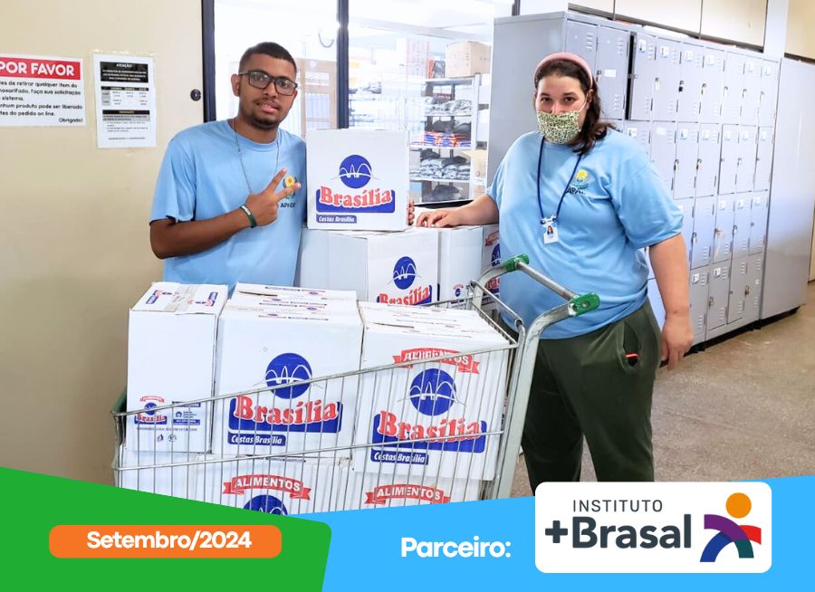 Read more about the article Instituto +Brasal realiza nova doação de produtos de limpeza para a APAE-DF