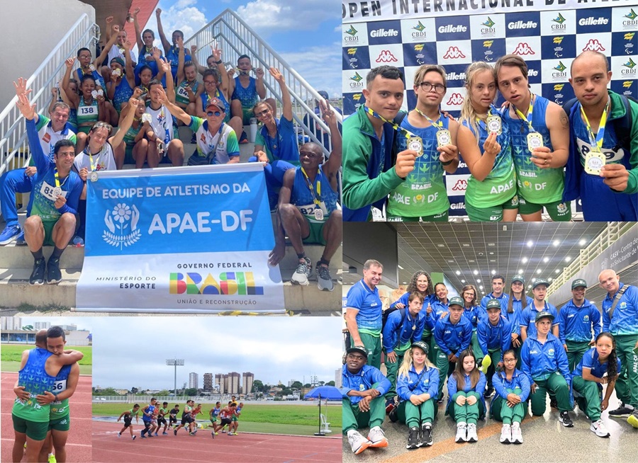 Read more about the article APAE-DF conquista 33 medalhas e 3 recordes brasileiros no Open Internacional de Atletismo em São Paulo