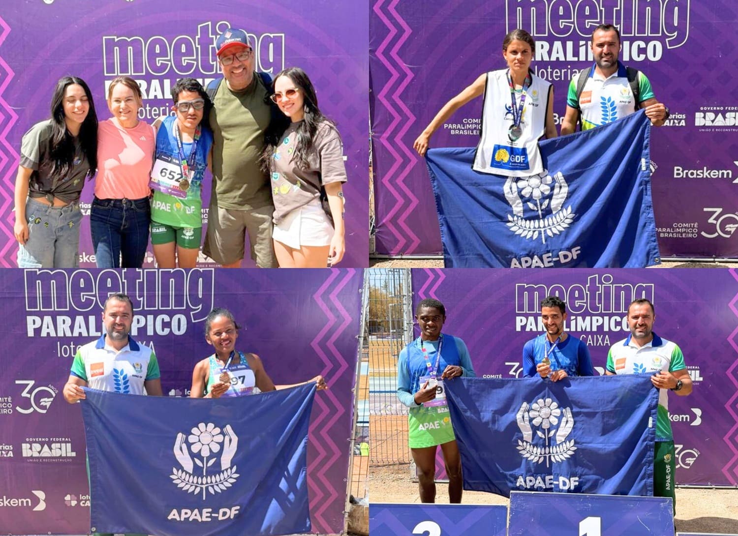 Read more about the article Atletas da APAE-DF conquistam 10 medalhas no Meeting Paralímpico Loterias Caixa – Brasília 2025