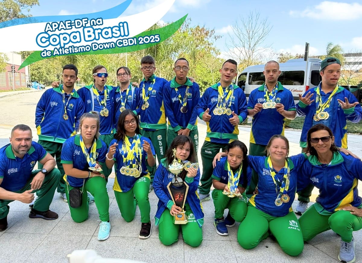 Read more about the article APAE-DF conquista título inédito na Copa Brasil de Atletismo Down 2025