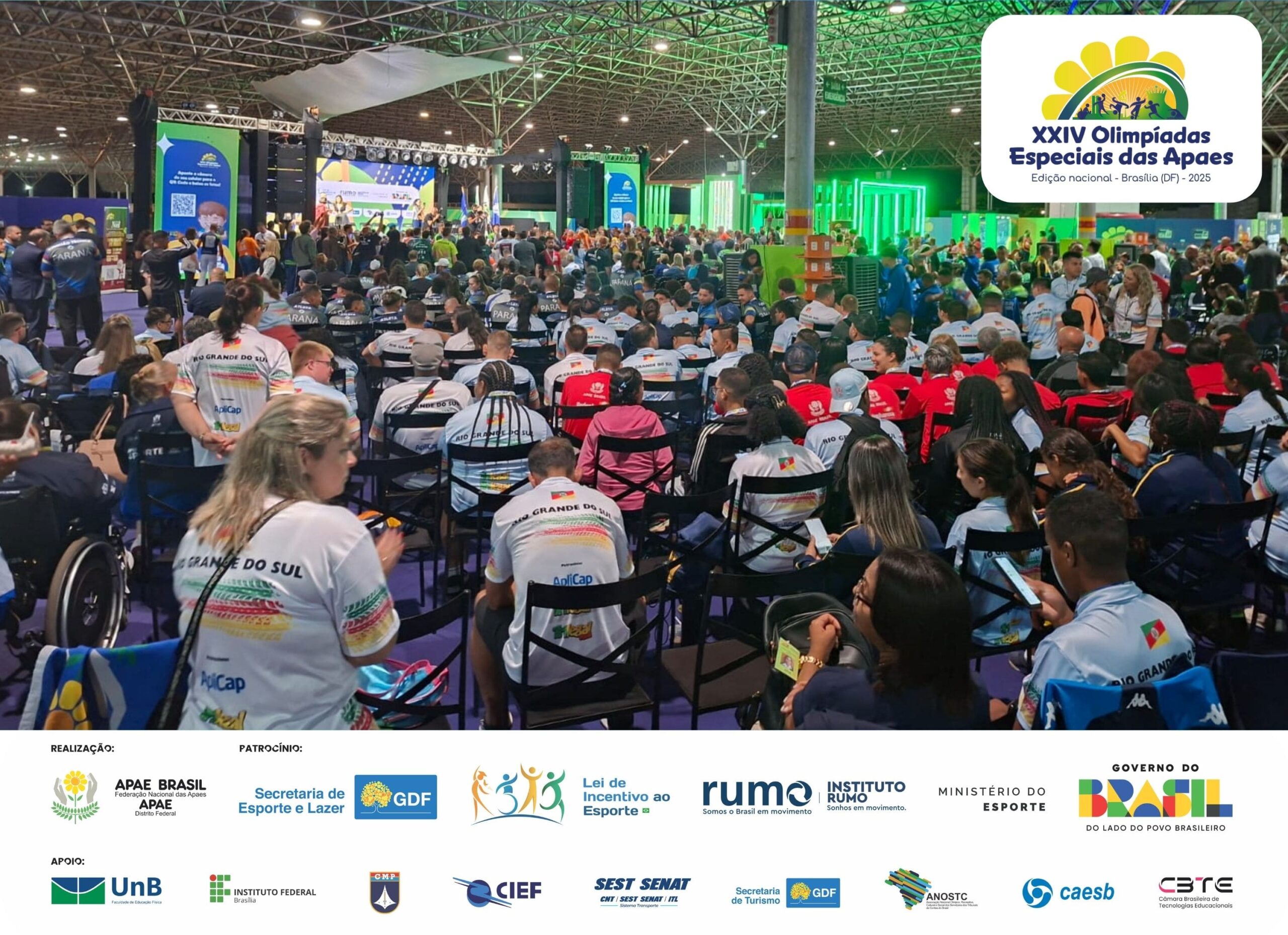 Read more about the article Brasília recebe delegações de todo o país para XXIV Olimpíadas Especiais das Apaes