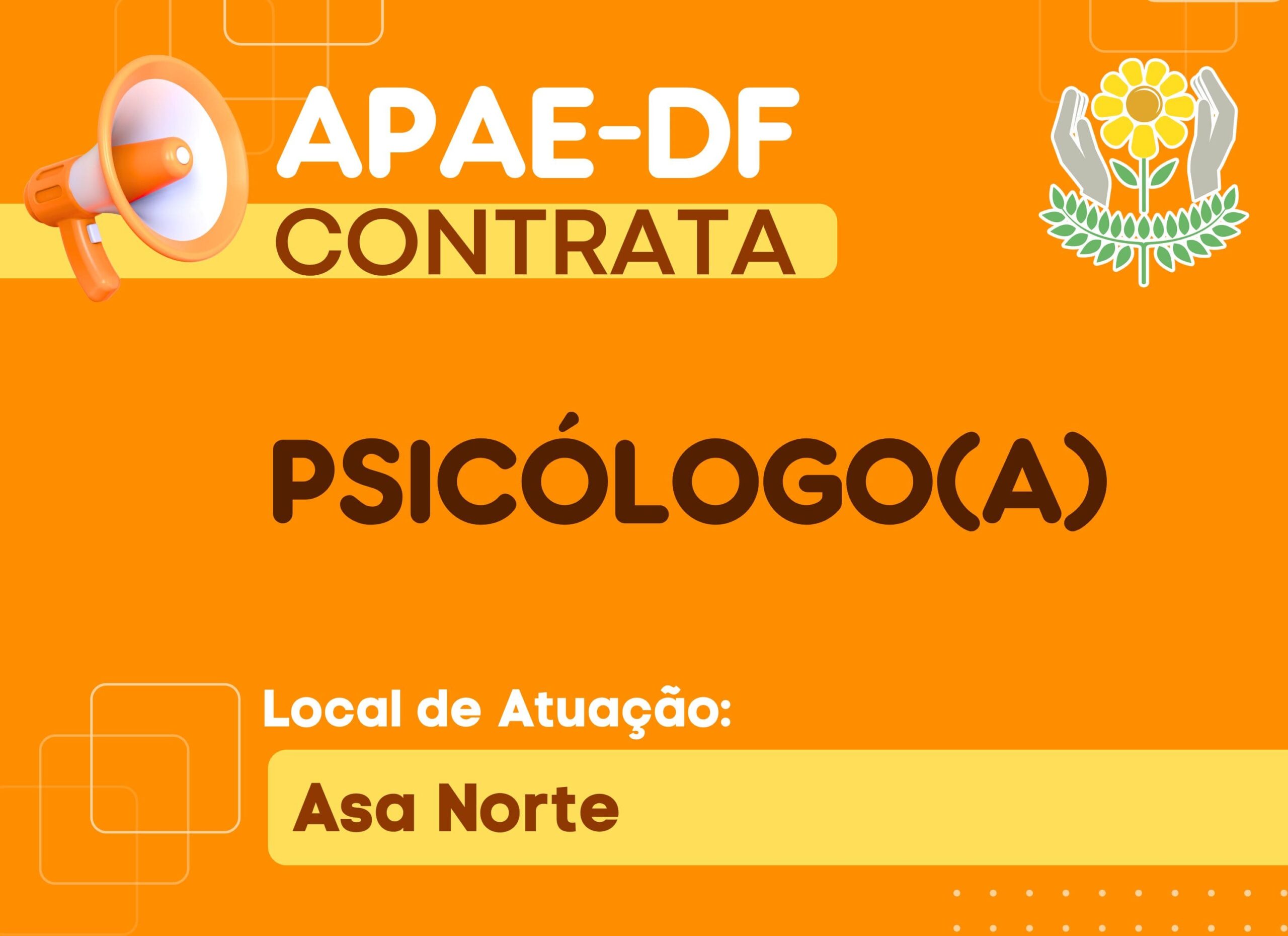 Read more about the article APAE-DF contrata Psicólogo(a)