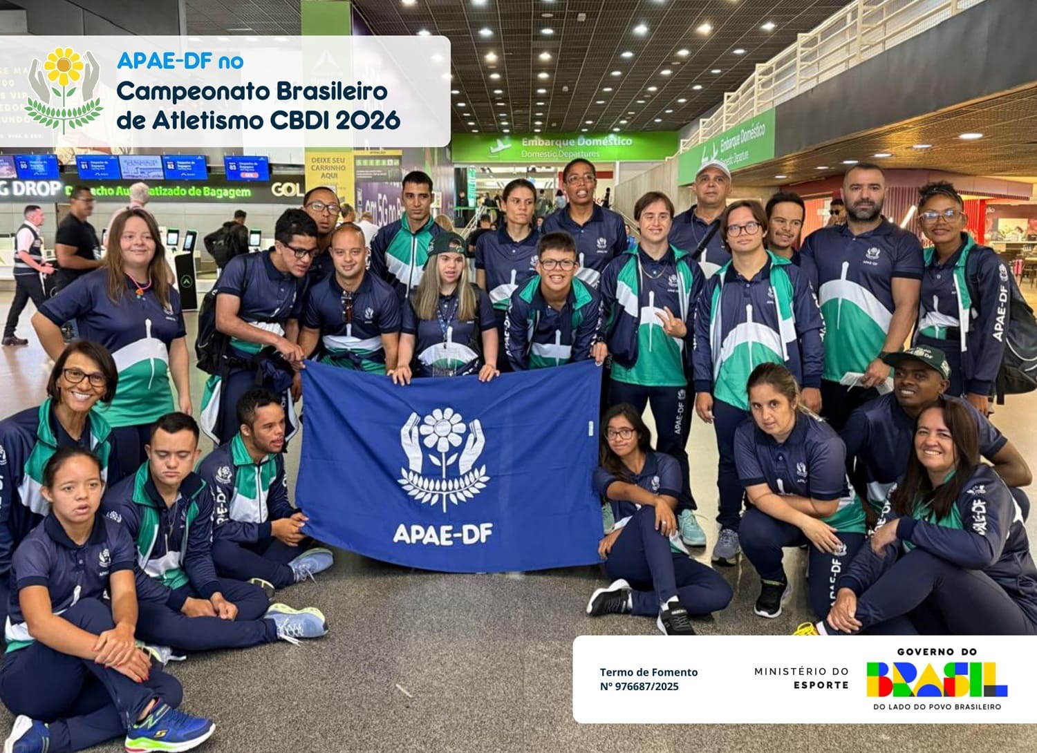 You are currently viewing APAE-DF conquista 27 medalhas no Campeonato Brasileiro de Atletismo CBDI 2026