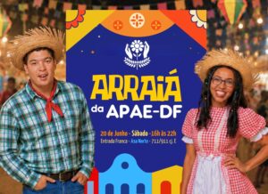 Arraiá da APAE-DF 2026 será dia 20 de junho em Brasília