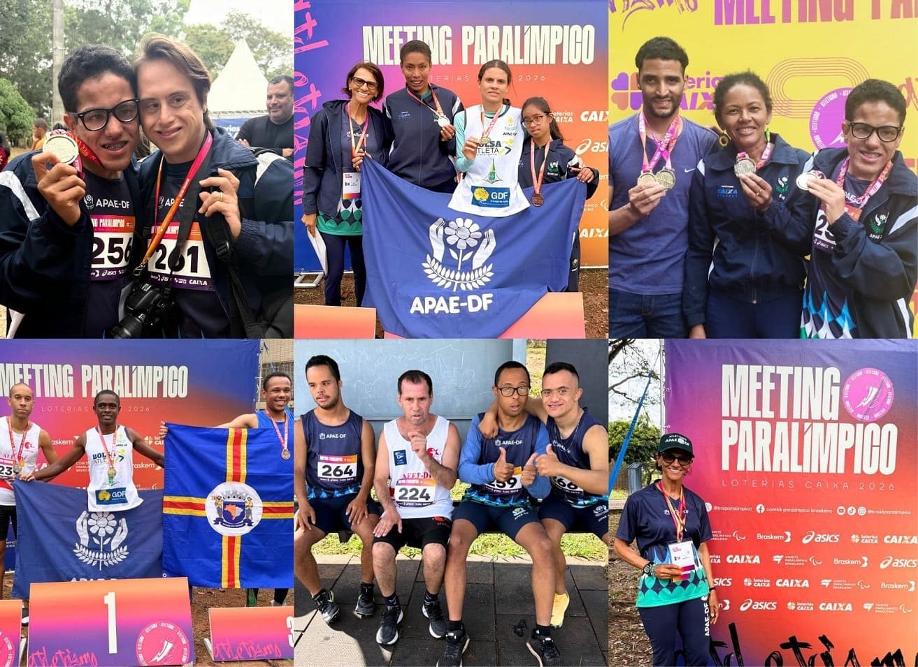 You are currently viewing APAE-DF conquista 13 medalhas no Meeting Paralímpico Loterias Caixa em Brasília